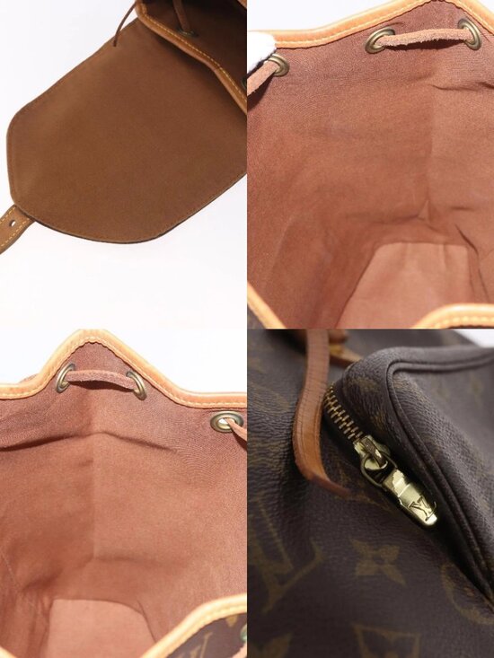 LOUIS VUITTON Monogram Montsouris MM Backpack M51136 LV Auth 184703 main image 11